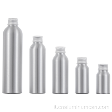 Bottiglia in alluminio bevanda acqua sigillata
